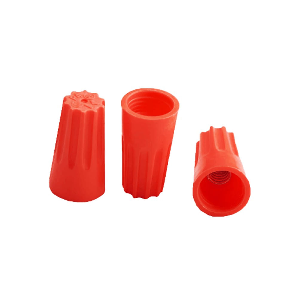 União Para Fios Vermelho 4,5 A 16mm Plug 50 Peças Bricopack