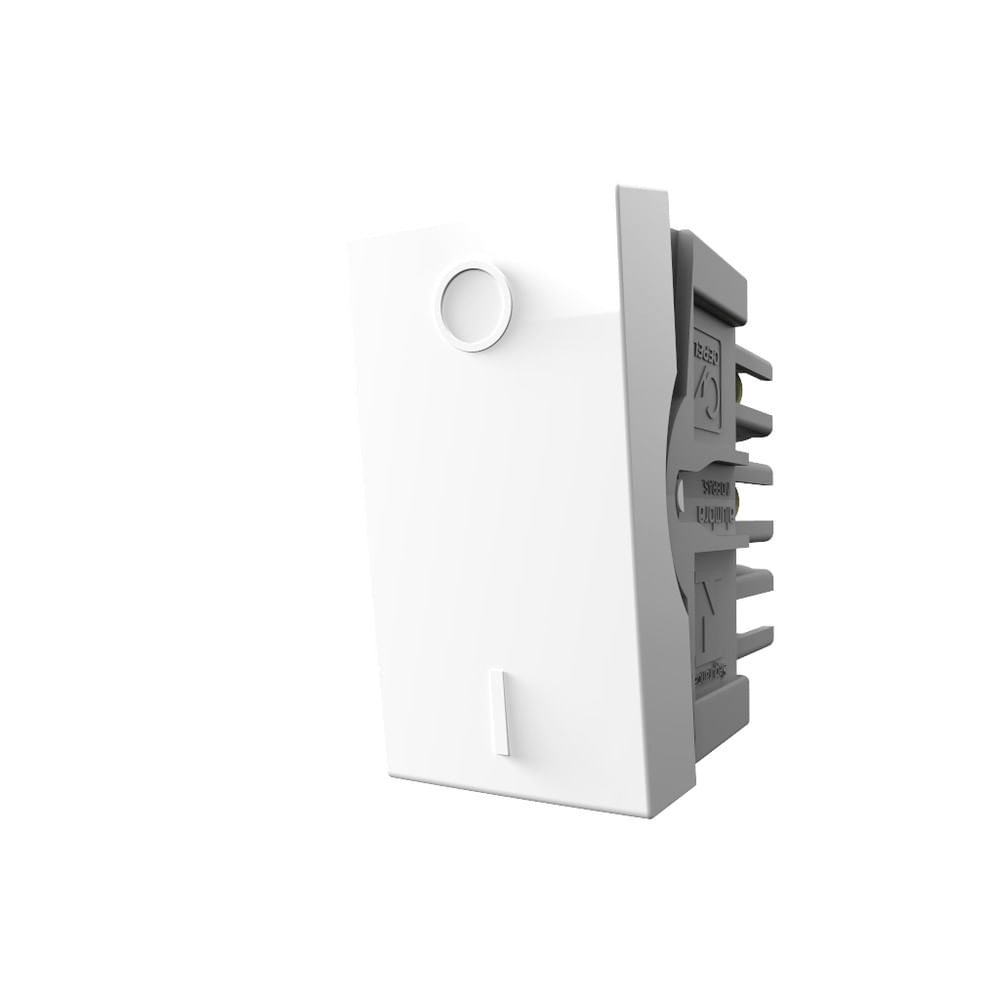 Módulo Pro Interruptor Bipolar Branco Alumbra