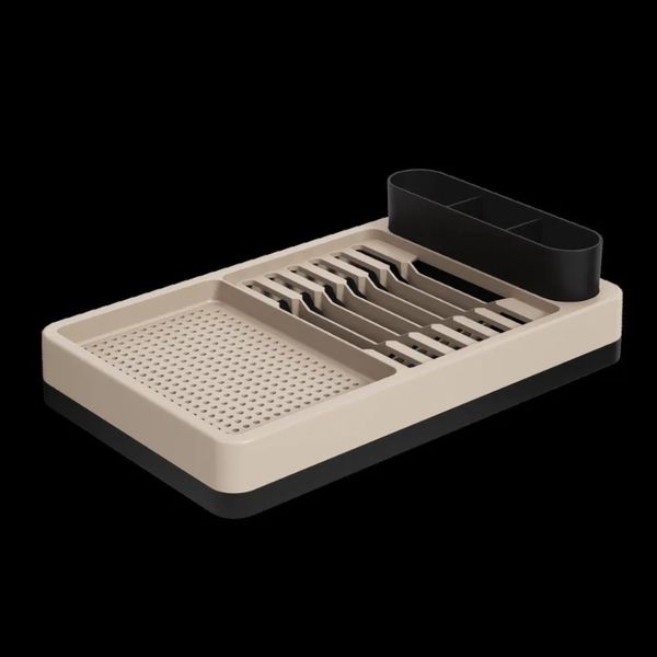 Escorredor de Louças Flat Preto Light Gray Brinox
