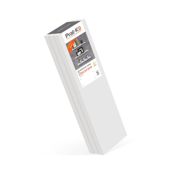 Kit 3 Prateleiras c/ Bucha 1,5x10x40cm Branco Decorare Prat-k