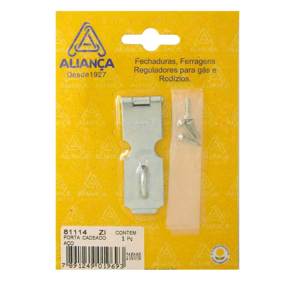 Porta Cadeado 114 Zi R81114 19716 Aliança