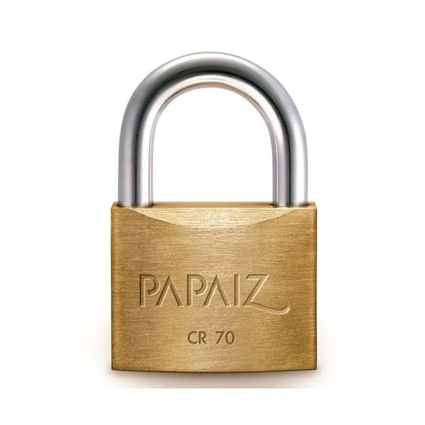 Cadeado com chave SM CR 70mm Papaiz