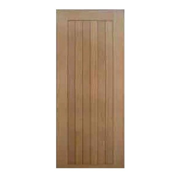 Folha de porta decorada de madeira MD-Mexicana 210x82cm imbuia Madaza