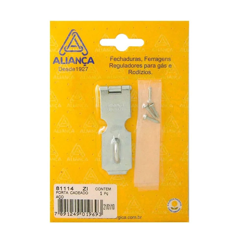 Porta Cadeado 089 Zi R81114 19709 Aliança