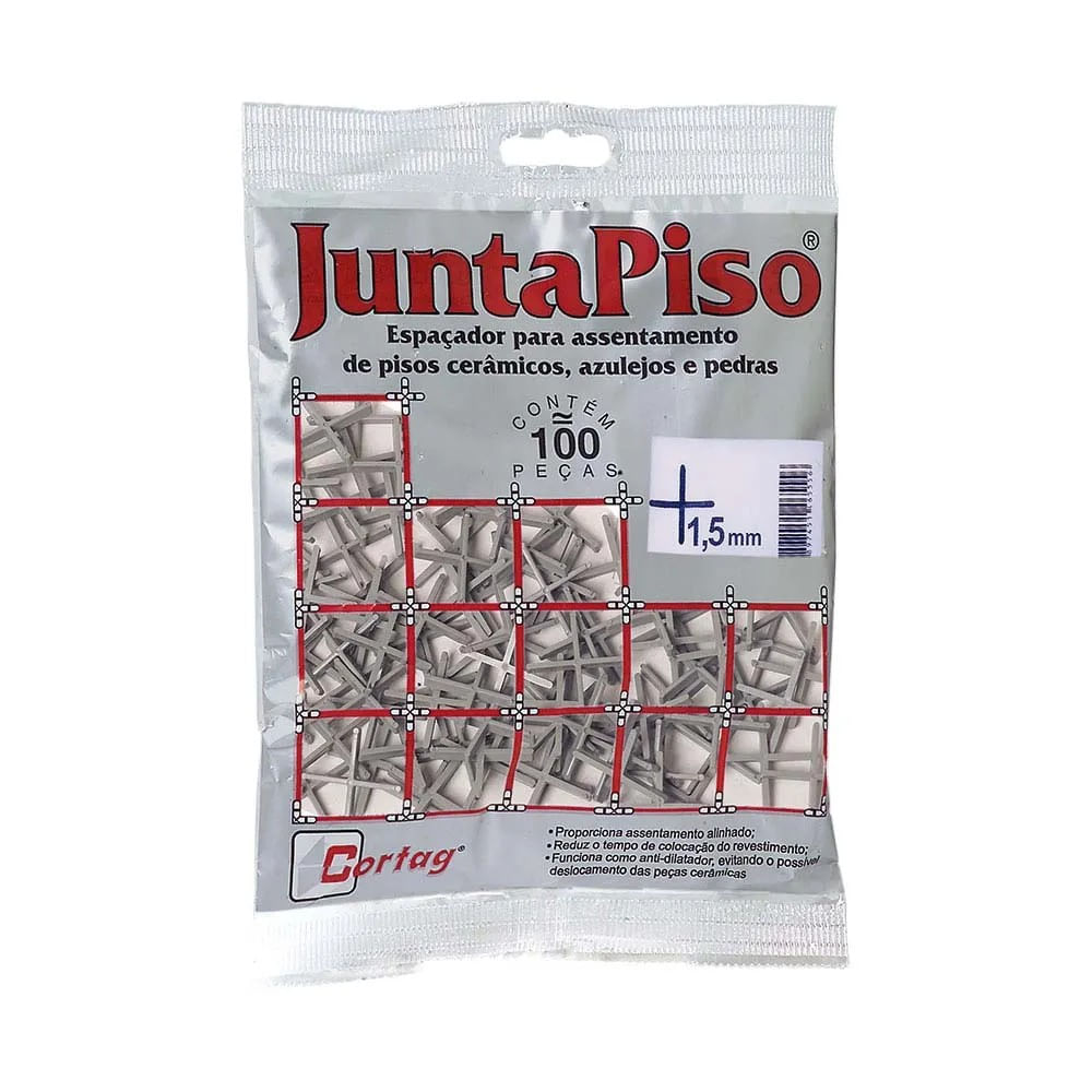 Espaçador "Juntapiso" 1,5 Mm 100un Cortag