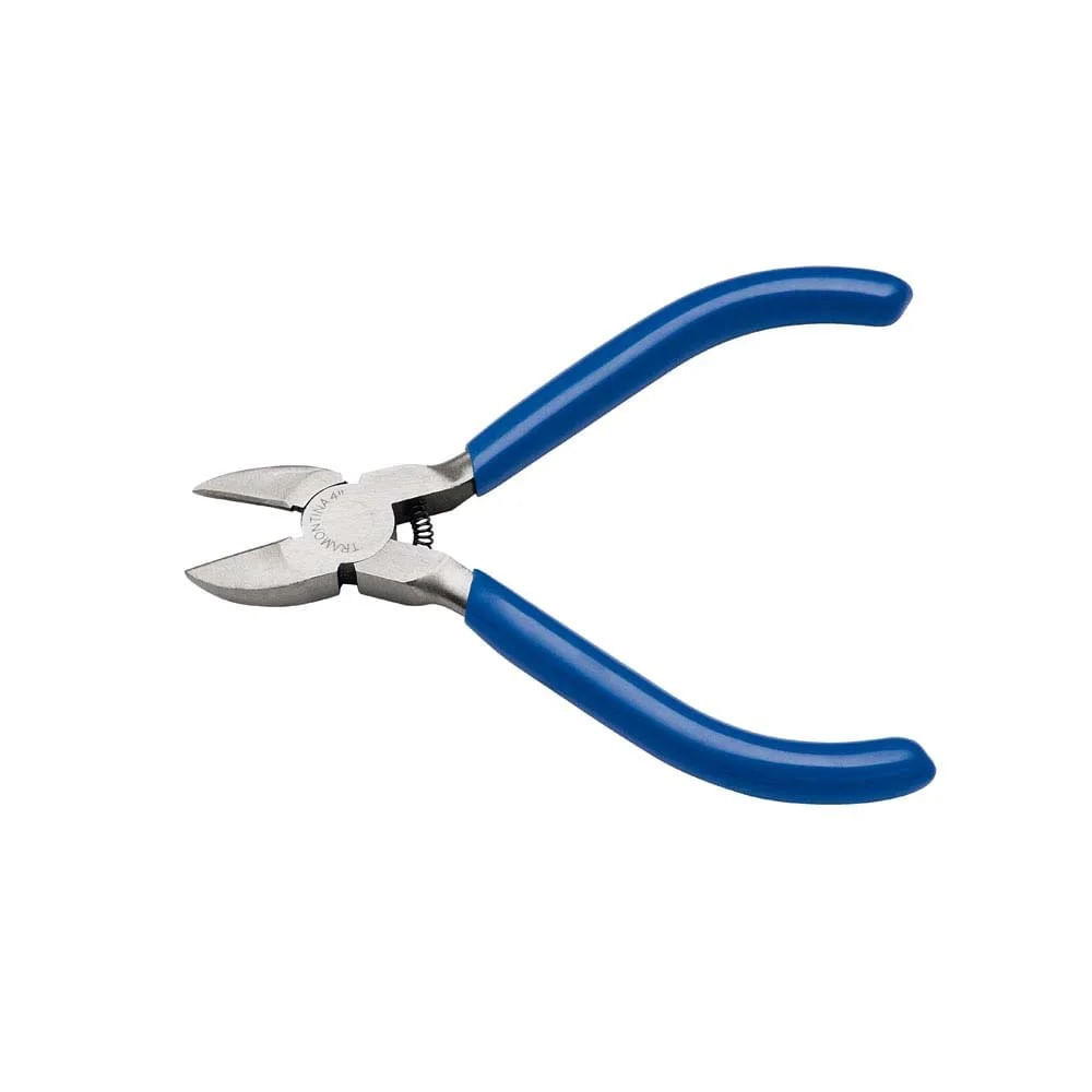 Alicate Corte Diagonal 4” Corpo Em Aço Especial Empunhadura Em PVC Azul 41105302 Tramontina