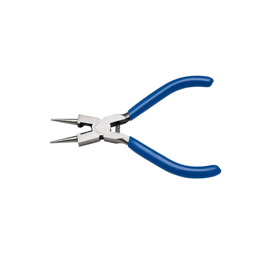 Alicate Bico Redondo 5" Corpo Em Aço Especial Empunhadura Em PVC Azul 41105303 Tramontina