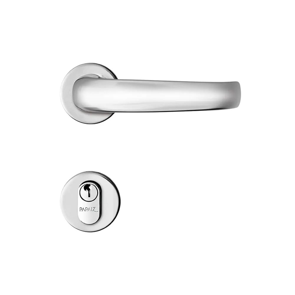 Fechadura 3400 Externa R61 Mz271 Cromado Papaiz