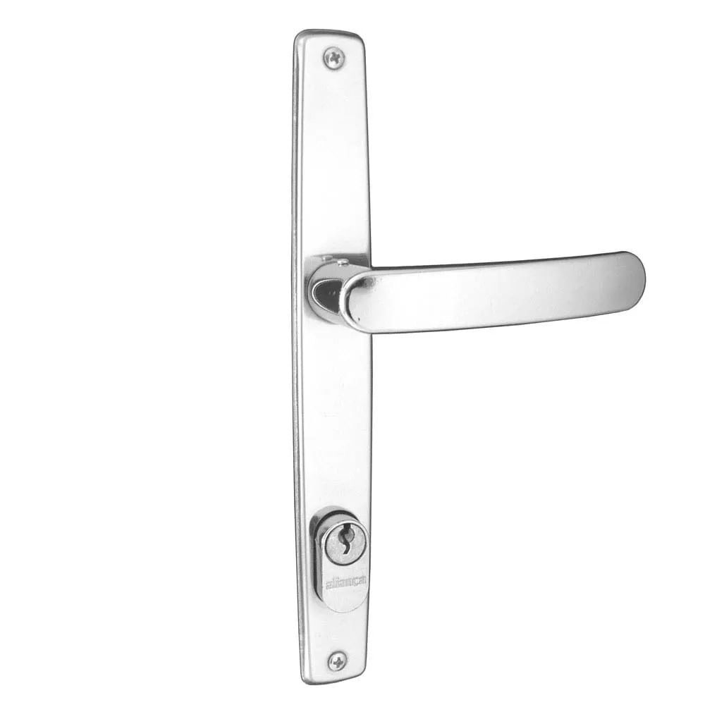 Fechadura Para Perfil Estreito Inox Polido F2400a 29371 Aliança