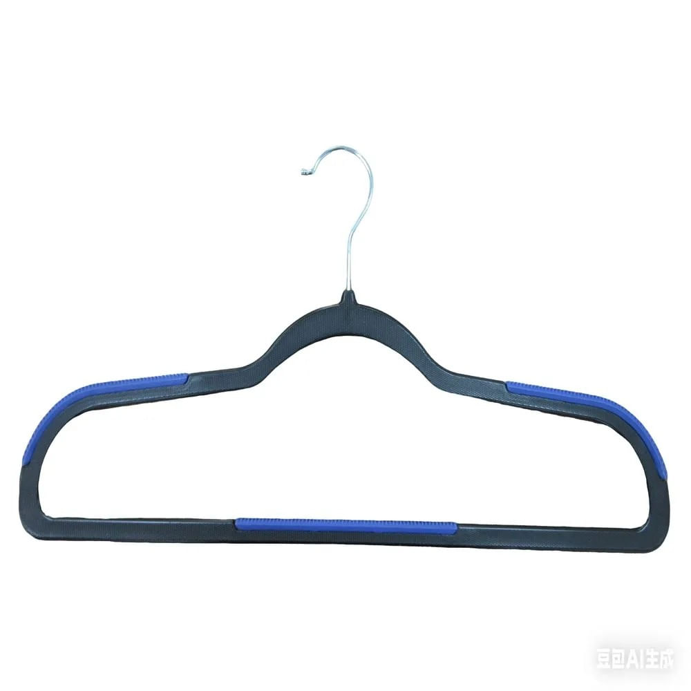 Kit Com 10 Cabides Pretos Com Gancho Em Metal E Acabamento Emborrachado Coisas Coisinhas