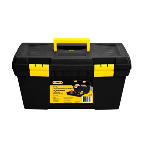 Caixa para ferramentas 19" amarela e preta Stanley