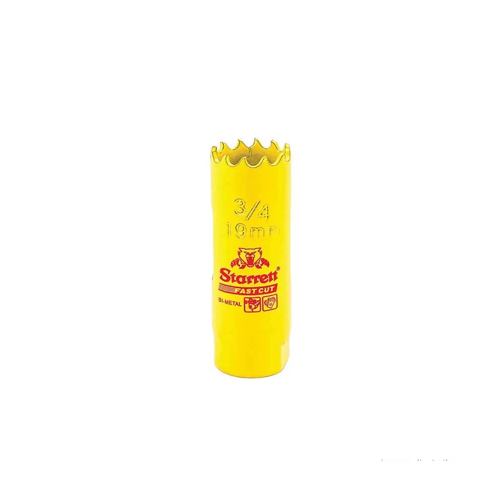Serra Copo Bi-metal Fast Cut 19mm amarela Starret