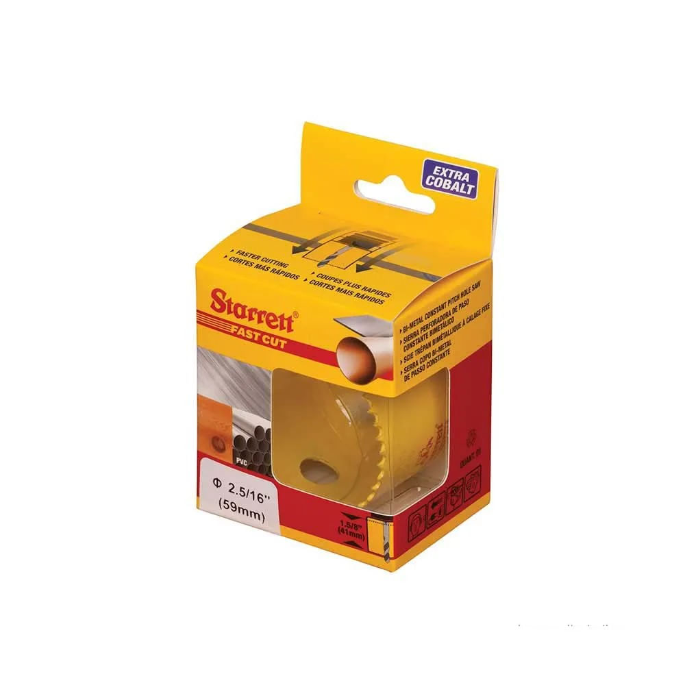 Serra Copo Bi-metal Fast Cut 59mm amarela Starret