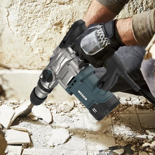 Martelete Sds Plus 220 Volts 1050 Volts 4,5 Joules Preto Wesco