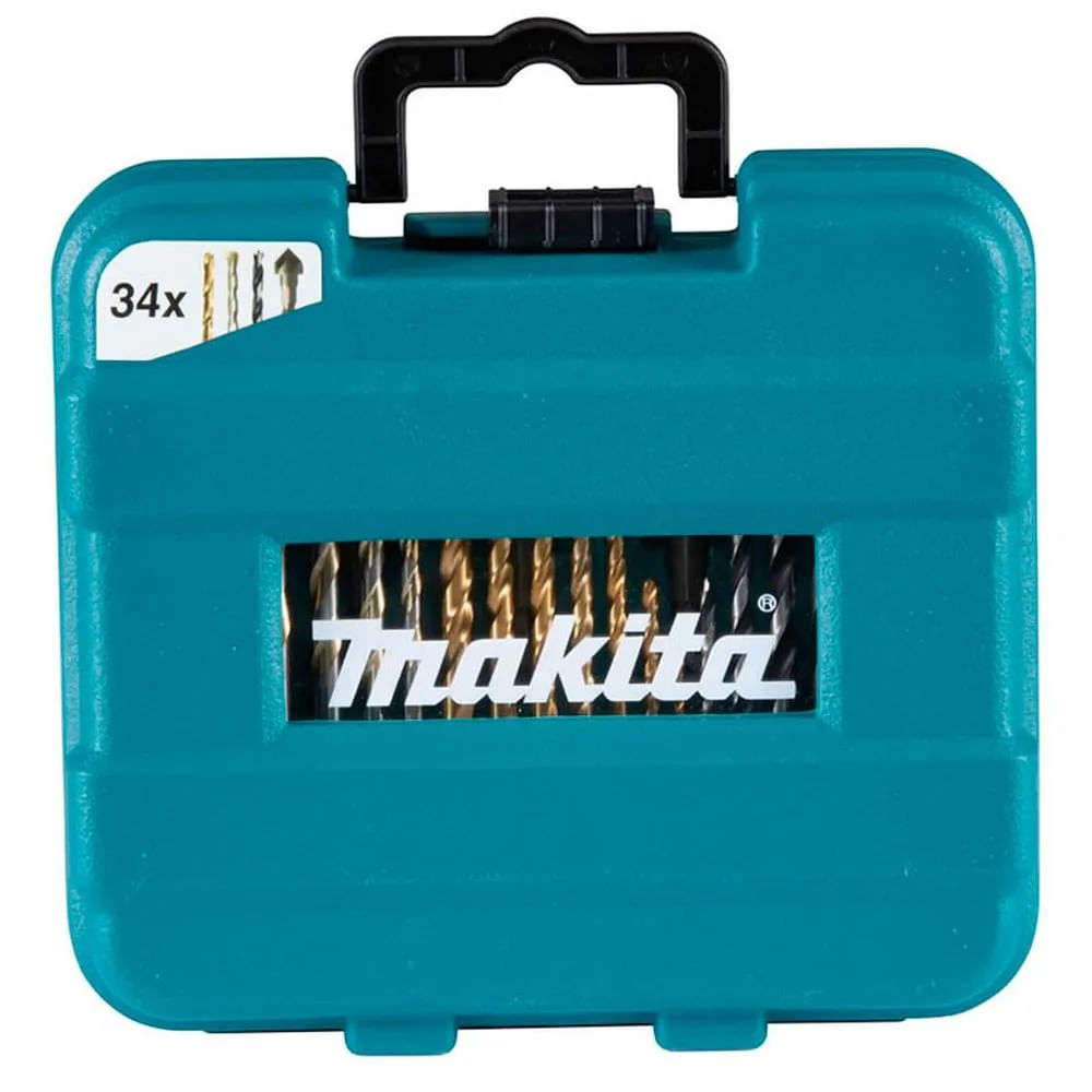 Kit De Acessorios Com 34 Pecas Makita