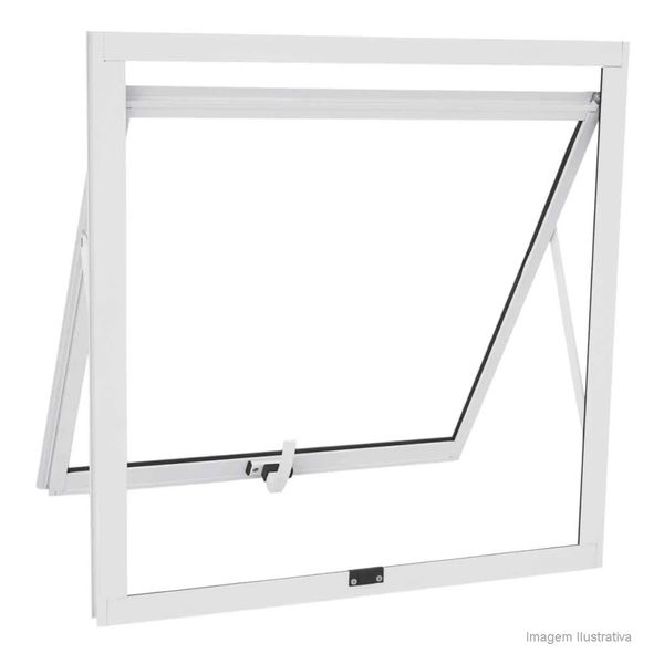 Janela Maxim-Ar 1 folha Aluminium 60x100x08cm com Vidro Sasazaki