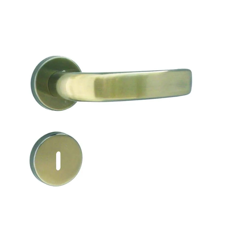 Fechadura Galaxy 4182 Interna Roseta Bronze Latonado Aliança