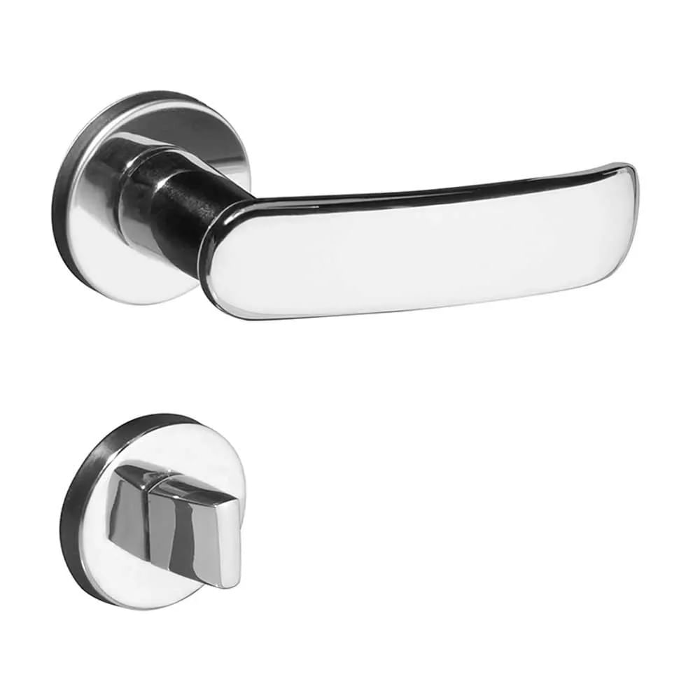 Fechadura Zamac Madrid Rr2 506-40 Banheiro Cromado Pado