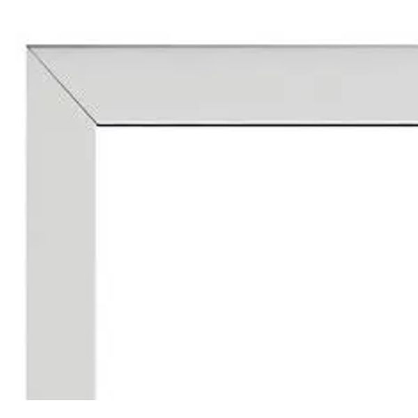 Guarnição Porta Integrada Veneziana Alumínio Branco 237x150 Alumifort Sasazaki