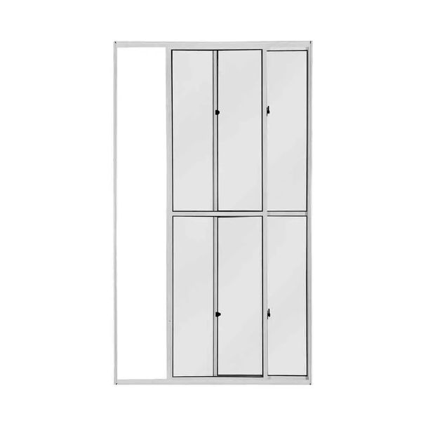 Porta de Correr 2 Folhas Atlântica 210x120cm Brilhante