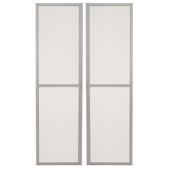 Tela Mosqueteira De Correr Porta Balcão Multiflex Alumínio Branco 218x250 Aluminium Sasazaki