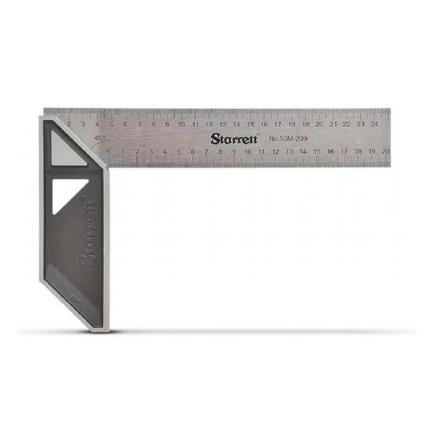 Esquadro de Carpinteiro Starrett 350mm em Aço Inox K53M-350-S Esquadro carpinteiro de inox 350mm K53M-350-S Starret