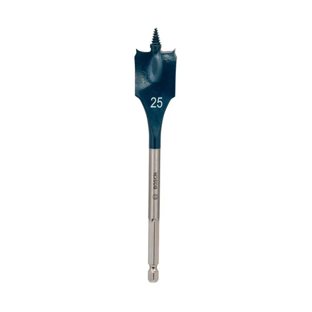 Broca Chata para Madeira Self Cut Speed 25mm com Encaixe Hexagonal 1/4" Bosch