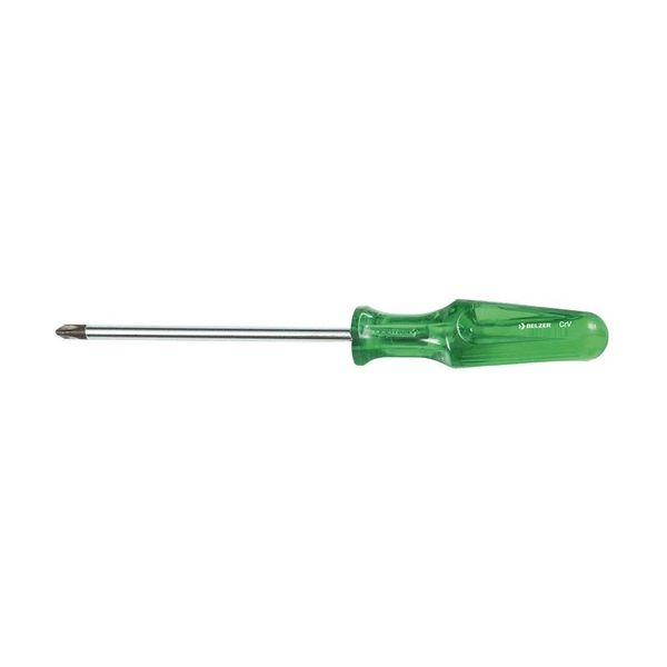 Chave Phillips nº0 1/8"x5" Ergonômica Belzer Cinza e Verde