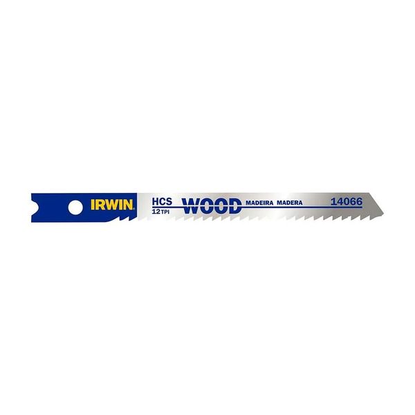 Lâmina para Serra Tico-Tico Irwin 3.1/8" 12 TPI para Madeira - 2 Peças