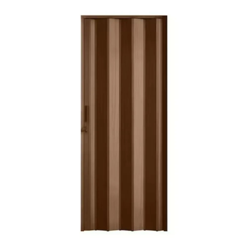 Porta Sanfonada com Trinco em PVC 72x210cm Imbuia BCF