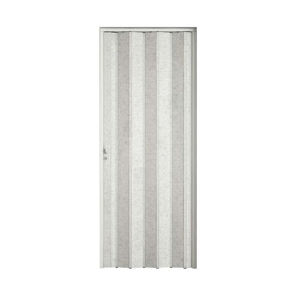 Porta Sanfonada de PVC Plast 210x84cm com Fechadura Puntinato