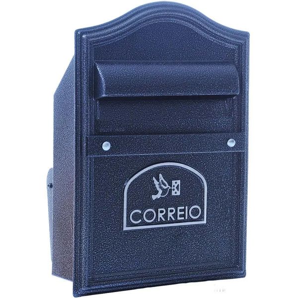 Caixa de correio Alfa Gradil Eco preta Pintart