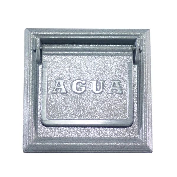 Visor de Água Reto de Alumínio Preto Eco Pintart Visor de água reto preto de alumínio Eco Pintart