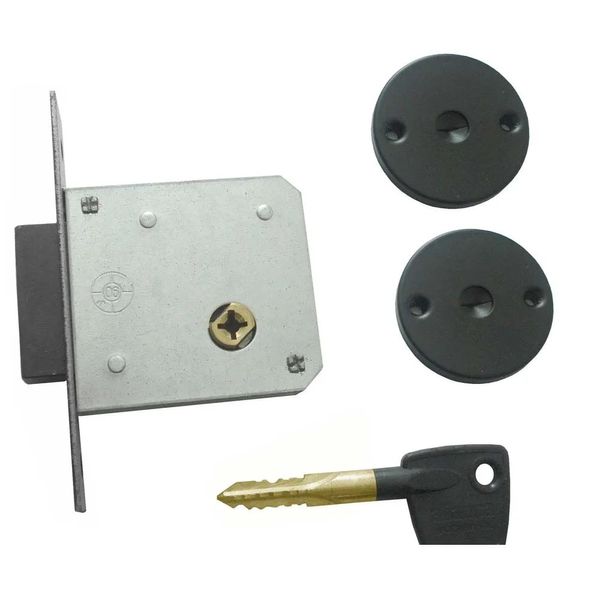 Trava de Segurança Dupla F2000 Aliança Preto Fosco Trava de Segurança Dupla F2000 Pf/Ct 25540 Aliança