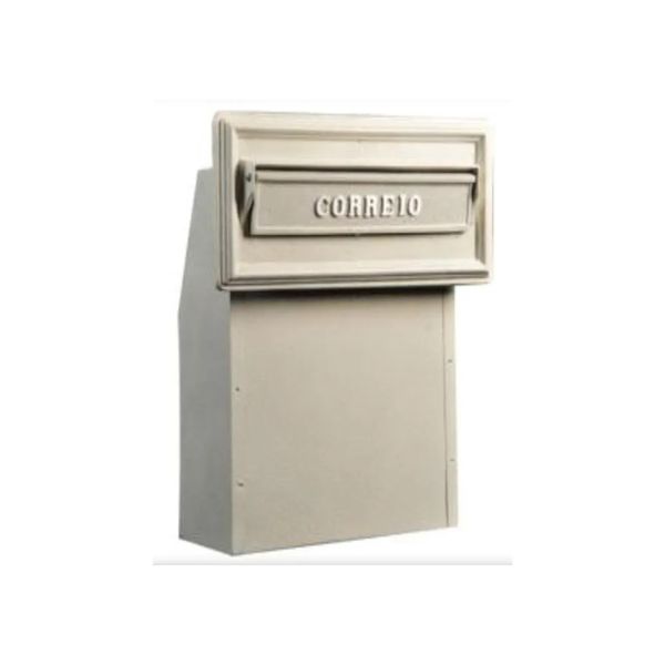 Caixa de Correio de Embutir Grande em Alumínio Branco Eco Pintart Caixa de correio de embutir branco alumínio Eco Pintart