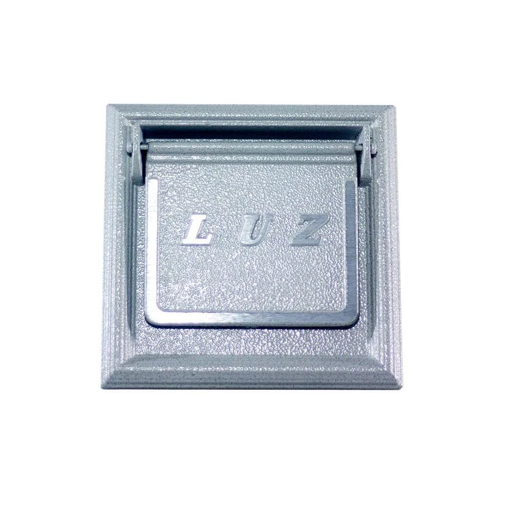 Visor de Luz Reto de Embutir de Alumínio Branco Eco Pintart Visor de luz reto de embutir branco de alumínio Eco Pintart