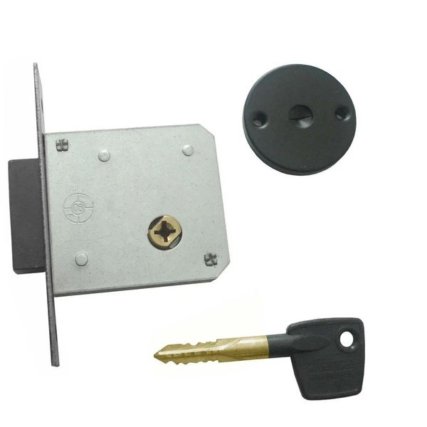 Trava de Segurança Simples Aliança F2000pf/Ct 25502 Preto Fosco Trava de Segurança Simples F2000pf/Ct 25502 Aliança