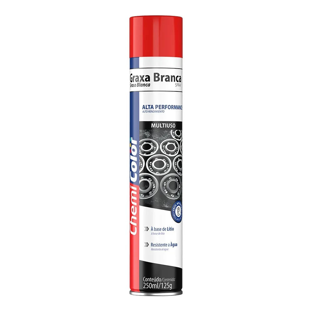 Graxa de Lítio Branca Chemicolor 250ml