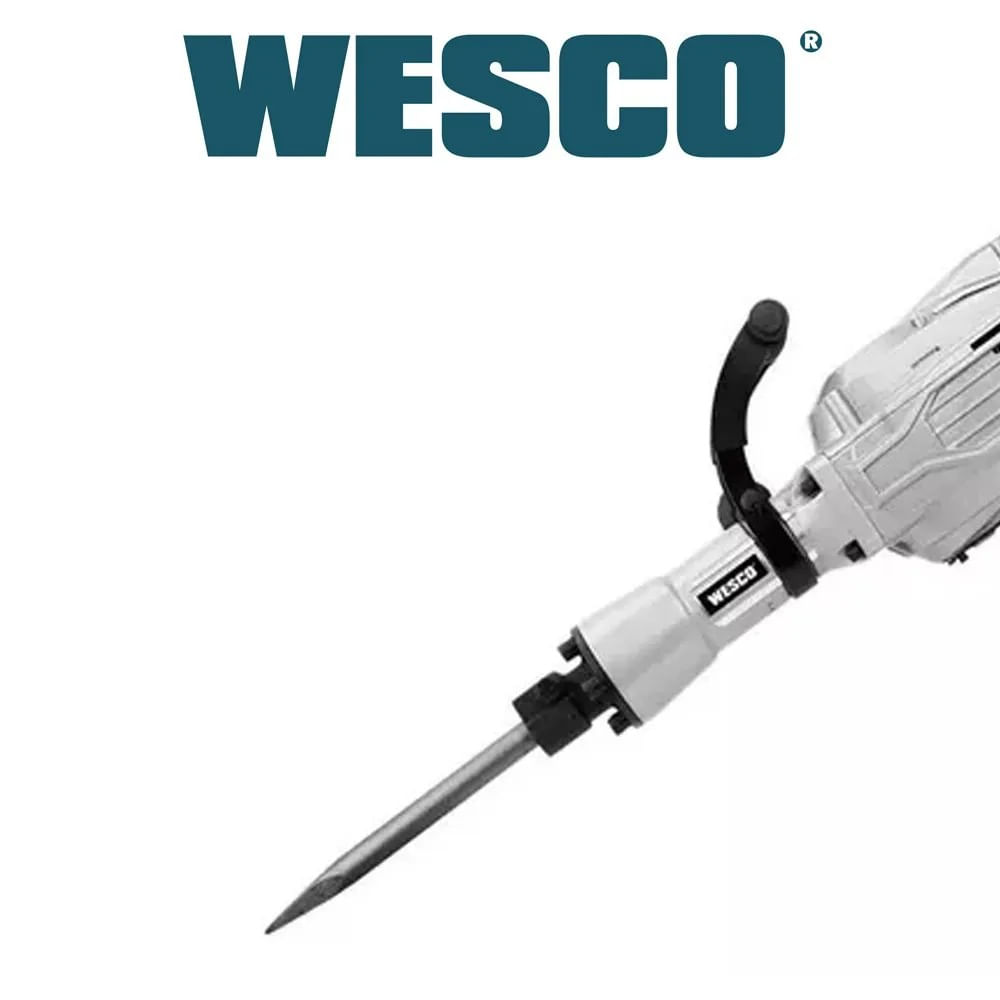Ponteiro para Martelo Demolidor com Encaixe Sextavado 30mm x 410mm Wesco Ws3204K Ponteiro Com Encaixe Sextavado Ws3204K 30 Milímetro 410 Milímetro Cinza Wesco