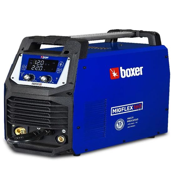 Máquina de Solda Inversora Boxer Migflex Mult 160 Bivolt 160A Máquina Migflex Mult 160 Bivolt Boxer