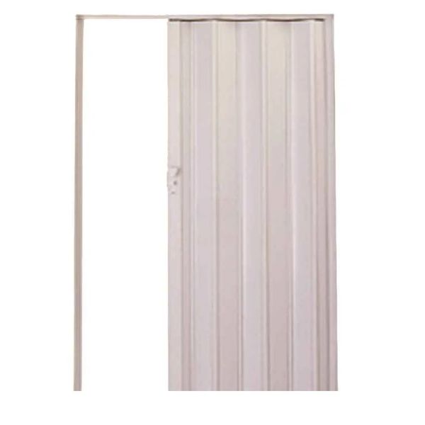 Porta Sanfonada de PVC Plast 210x84cm com Trinco Bege BCF