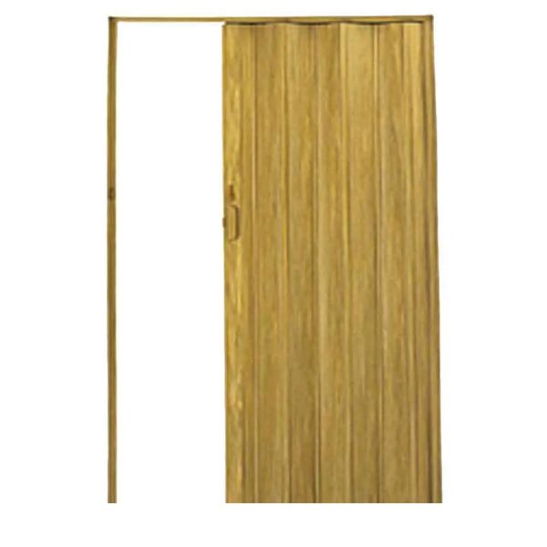 Porta Sanfonada de PVC Plast 210x72cm com Trinco Cereja BCF