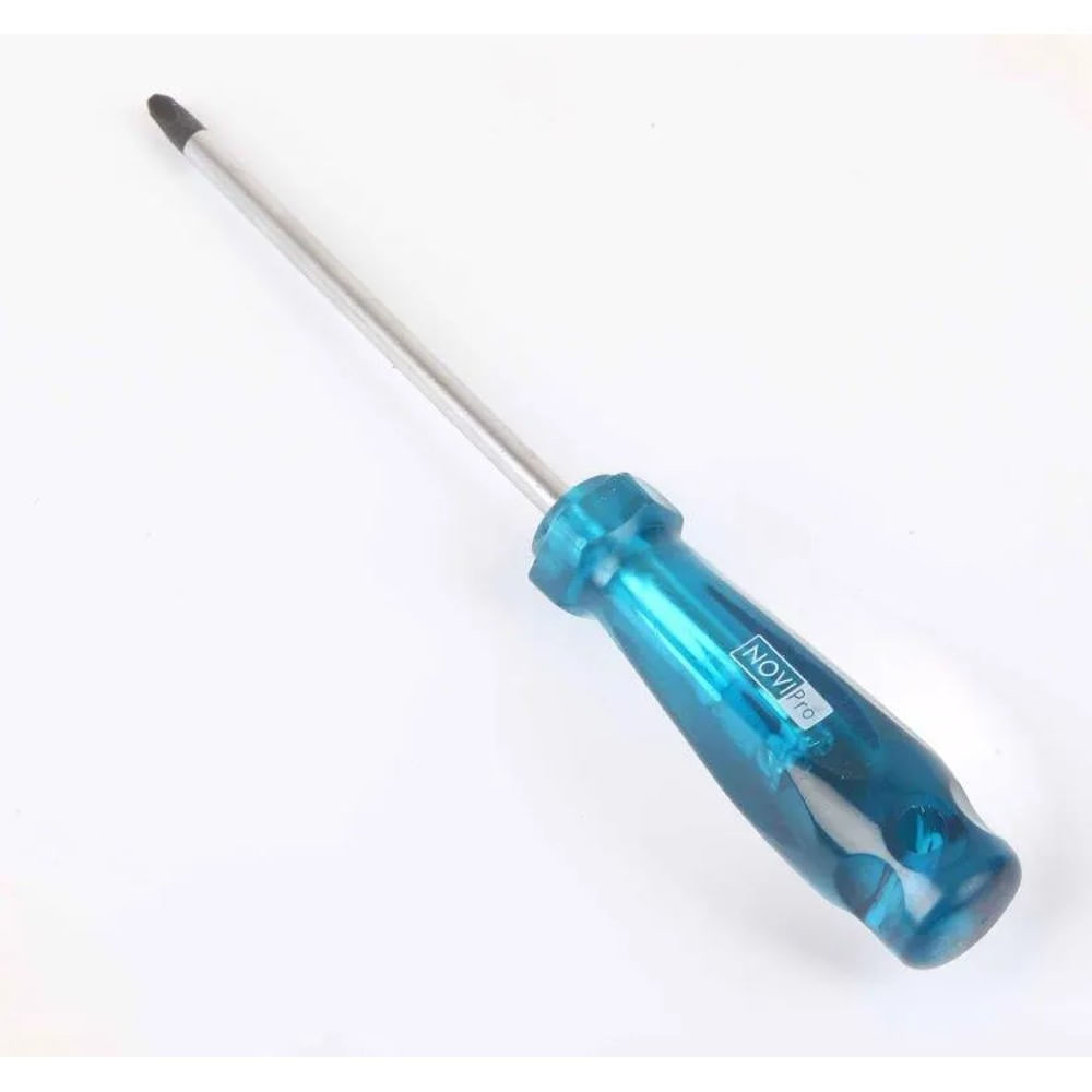Chave de Fenda Ponta Cruzada 5x150mm Novipro Chave de Fenda Ponta Cruzada Transparente 5x150mm Novipro