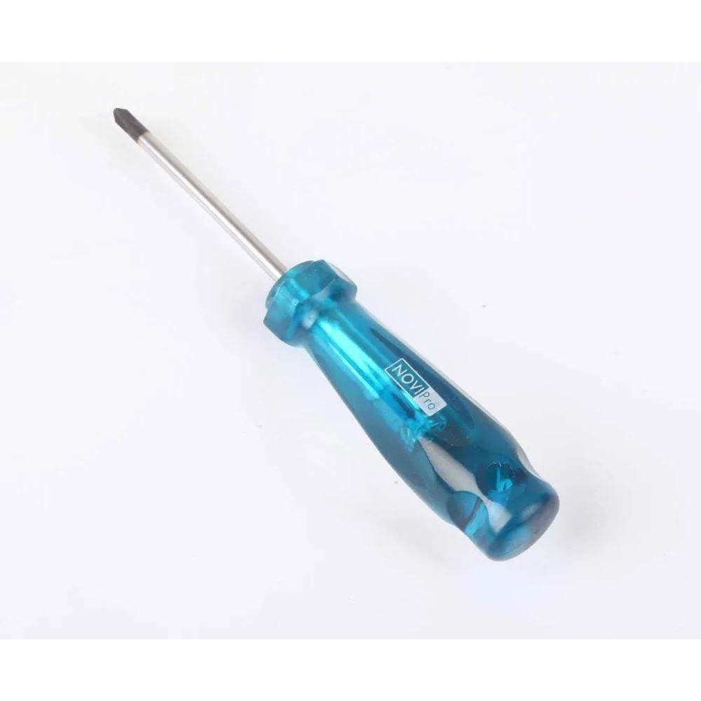 Chave de Fenda Ponta Cruzada Transparente 3x150mm Novipro