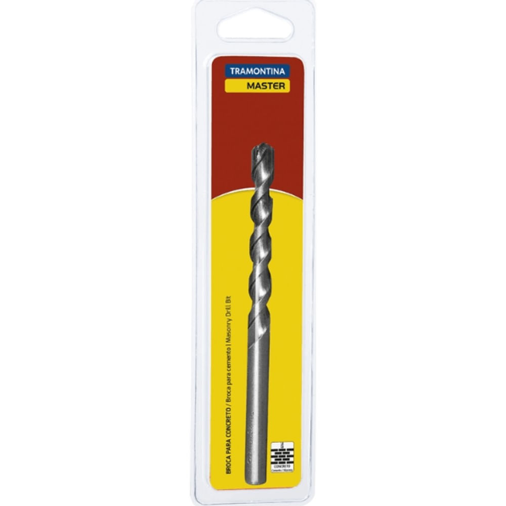 Broca para Concreto 8,0x120 mm Tramontina Master Broca p/ Concreto 8,0mm Tramontina