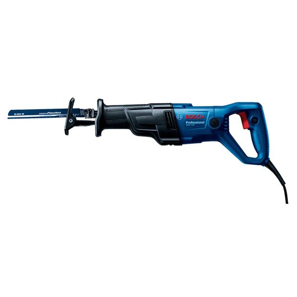 Serra Sabre Bosch GSA 120 1200W 220V com 1 Lâmina de Serra Serra Sabre GSA 120 220v