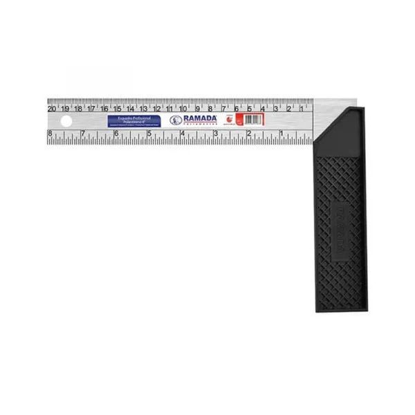 Esquadro profissional de poliestireno 10" Ramada
