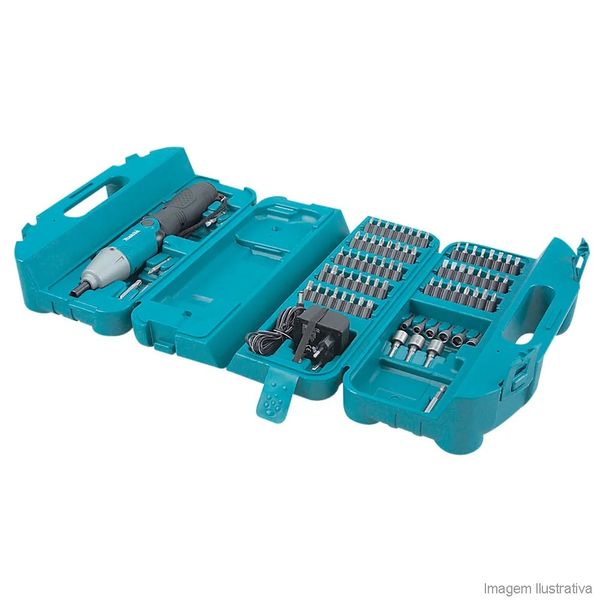 Parafusadeira à bateria 127V 4,8V 6723DW azul Makita