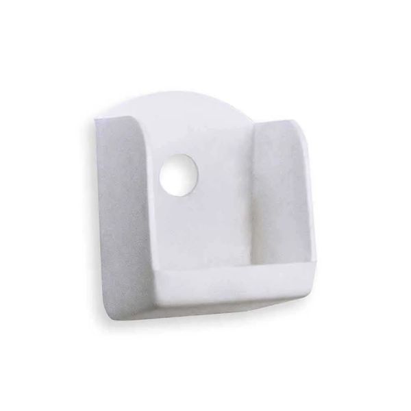 Porta Pó Branco Bemfixa para Furos sem Sujeira Porta pó branco Bemfixa
