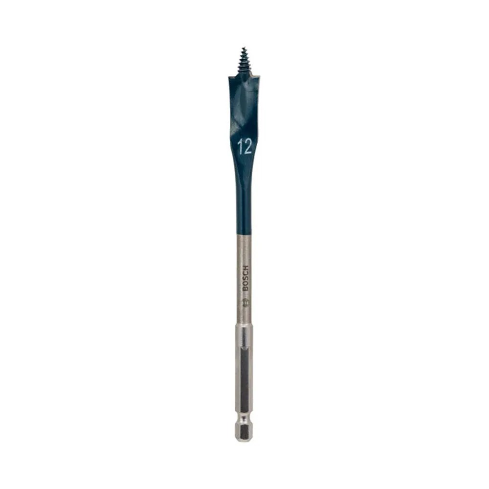 Broca Chata para Madeira Bosch Self Cut Speed 12mm Hexagonal 1/4" Broca Para Madeira Chata Self Cut Speed 12,0mm Hexagonal 1/4" Bosch